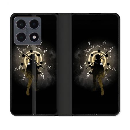 Housse cuir portefeuille Pour Xiaomi 15T Pro Manga Naruto Sage