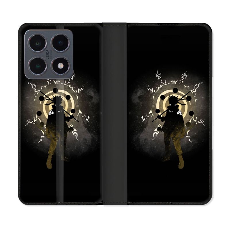 Housse cuir portefeuille Pour Xiaomi 15T Pro Manga Naruto Sage