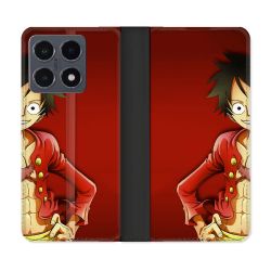 Housse cuir portefeuille Pour Xiaomi 15T Pro Manga One Piece Luffy