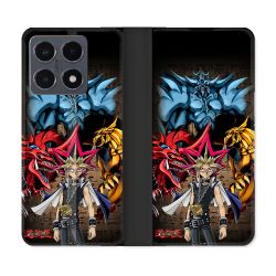 Housse cuir portefeuille Pour Xiaomi 15T Pro Manga Yu Gi Oh