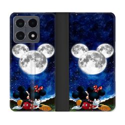 Housse cuir portefeuille Pour Xiaomi 15T Pro Mickey Minnie