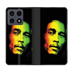 Housse cuir portefeuille Pour Xiaomi 15T Pro Musique Bob Marley 2