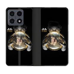 Housse cuir portefeuille Pour Xiaomi 15T Pro Musique Jul Affiche