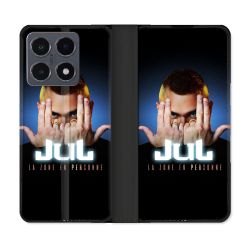 Housse cuir portefeuille Pour Xiaomi 15T Pro Musique Jul Signe