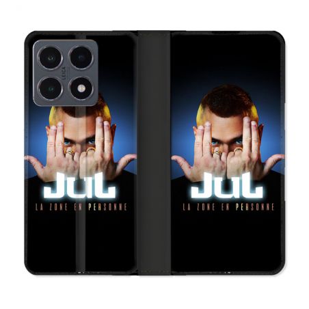 Housse cuir portefeuille Pour Xiaomi 15T Pro Musique Jul Signe