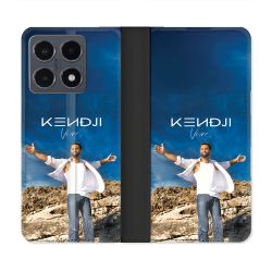 Housse cuir portefeuille Pour Xiaomi 15T Pro Musique Kendji