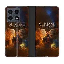 Housse cuir portefeuille Pour Xiaomi 15T Pro Musique Slimane Ange