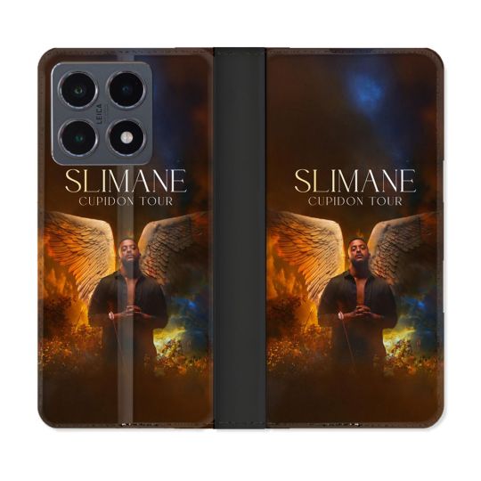 Housse cuir portefeuille Pour Xiaomi 15T Pro Musique Slimane Ange