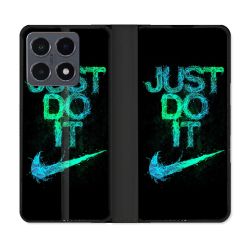 Housse cuir portefeuille Pour Xiaomi 15T Pro Nike Just Do It