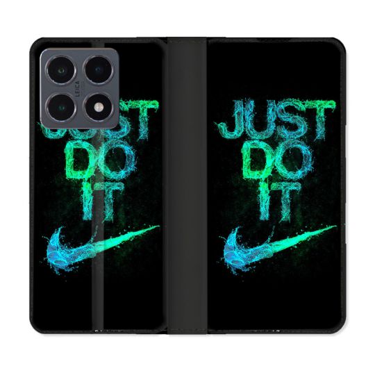 Housse cuir portefeuille Pour Xiaomi 15T Pro Nike Just Do It