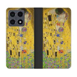 Housse cuir portefeuille Pour Xiaomi 15T Pro Peinture Le Baiser
