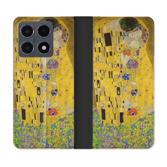 Housse cuir portefeuille Pour Xiaomi 15T Pro Peinture Le Baiser