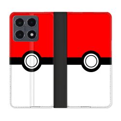 Housse cuir portefeuille Pour Xiaomi 15T Pro Pokemon Pokeball