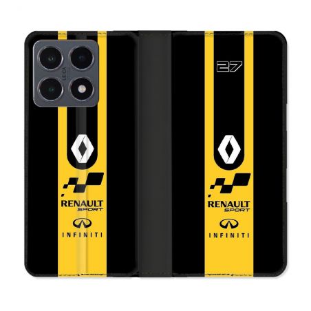 Housse cuir portefeuille Pour Xiaomi 15T Pro Renault