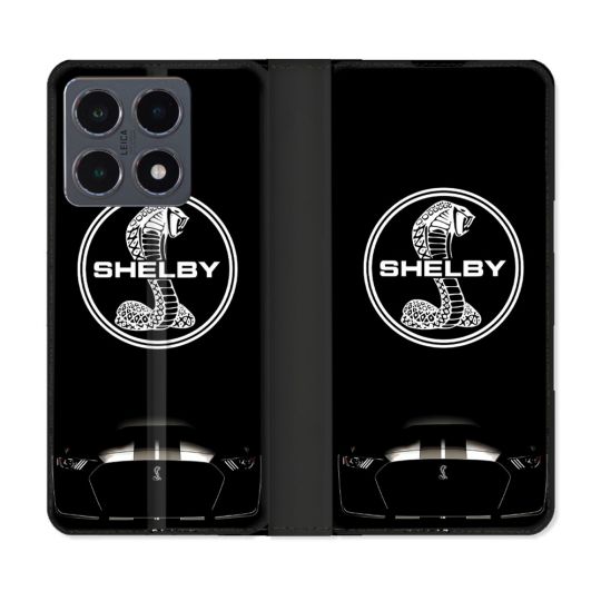 Housse cuir portefeuille Pour Xiaomi 15T Pro Shelby