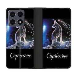 Housse cuir portefeuille Pour Xiaomi 15T Pro Signe Zodiaque 2 Capricorne