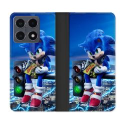 Housse cuir portefeuille Pour Xiaomi 15T Pro Sonic
