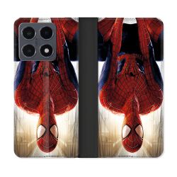 Housse cuir portefeuille Pour Xiaomi 15T Pro Spiderman Invers