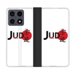 Housse cuir portefeuille Pour Xiaomi 15T Pro Sport Judo Logo