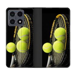 Housse cuir portefeuille Pour Xiaomi 15T Pro Sport Tennis Balls