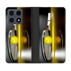 Housse cuir portefeuille Pour Xiaomi 15T Pro Sport Tennis Reflet