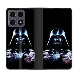 Housse cuir portefeuille Pour Xiaomi 15T Pro Star Wars - Dark Vador Noir