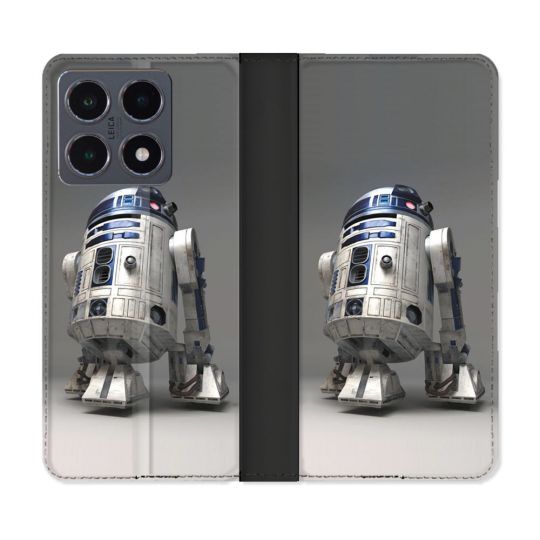 Housse cuir portefeuille Pour Xiaomi 15T Pro Star Wars - R2D2
