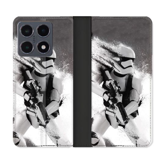 Housse cuir portefeuille Pour Xiaomi 15T Pro Star Wars - Trooper