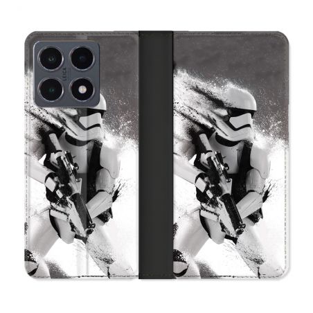 Housse cuir portefeuille Pour Xiaomi 15T Pro Star Wars - Trooper
