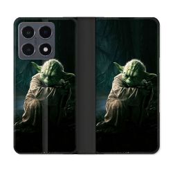 Housse cuir portefeuille Pour Xiaomi 15T Pro Star Wars - Yoda sombre