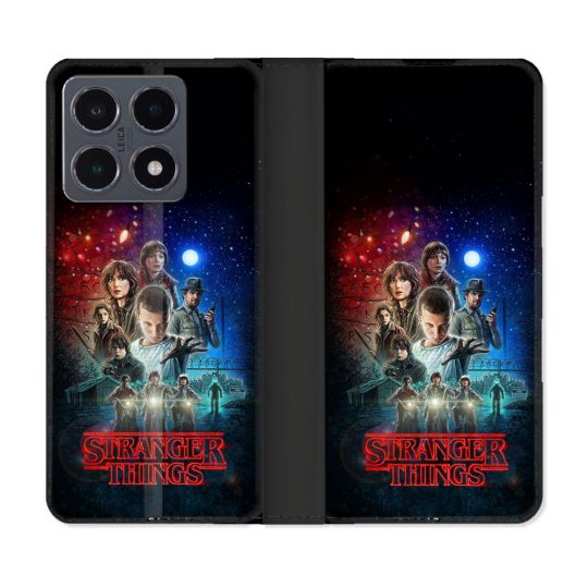 Housse cuir portefeuille Pour Xiaomi 15T Pro Stranger Things Affiche 1