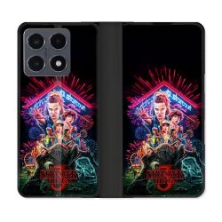 Housse cuir portefeuille Pour Xiaomi 15T Pro Stranger Things Affiche 3