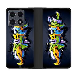 Housse cuir portefeuille Pour Xiaomi 15T Pro Street Art Graffiti