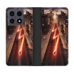 Housse cuir portefeuille Pour Xiaomi 15T Pro The Flash City