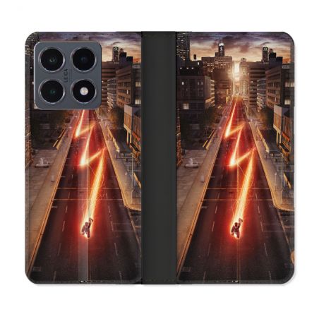 Housse cuir portefeuille Pour Xiaomi 15T Pro The Flash City