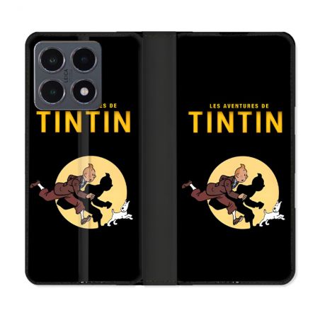 Housse cuir portefeuille Pour Xiaomi 15T Pro Tintin Classique