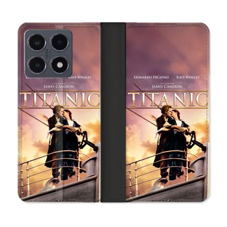 Housse cuir portefeuille Pour Xiaomi 15T Pro Titanic