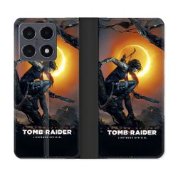 Housse cuir portefeuille Pour Xiaomi 15T Pro Tomb Raider