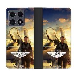 Housse cuir portefeuille Pour Xiaomi 15T Pro Top Gun