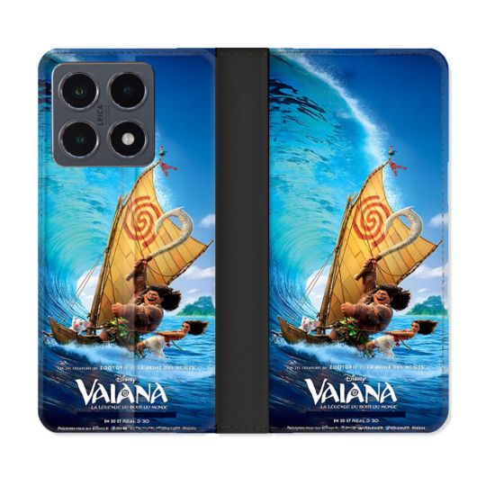 Housse cuir portefeuille Pour Xiaomi 15T Pro Vaiana