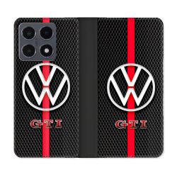 Housse cuir portefeuille Pour Xiaomi 15T Pro Volkwagen Line