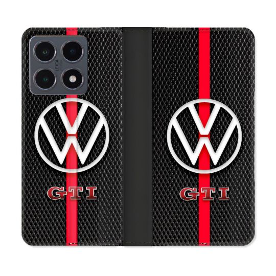 Housse cuir portefeuille Pour Xiaomi 15T Pro Volkwagen Line