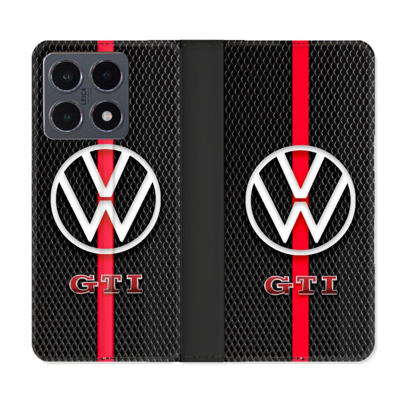Housse cuir portefeuille Pour Xiaomi 15T Pro Volkwagen Line