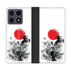 Housse cuir portefeuille Pour Xiaomi 15T Pro Voyage Japon Femme