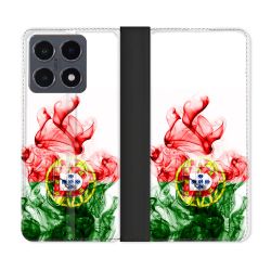 Housse cuir portefeuille Pour Xiaomi 15T Pro Voyage Portugal Flamme