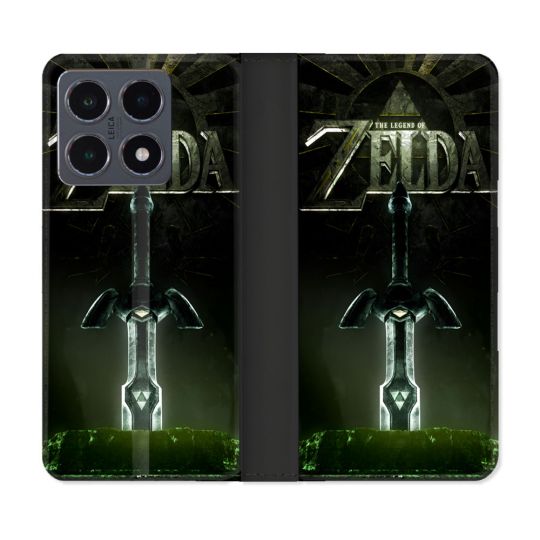Housse cuir portefeuille Pour Xiaomi 15T Pro Zelda