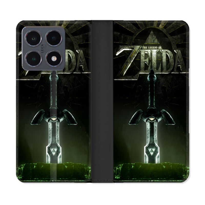 Housse cuir portefeuille Pour Xiaomi 15T Pro Zelda