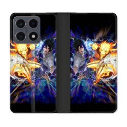 Housse cuir portefeuille Pour Xiaomi 15T Pro Manga Naruto VS