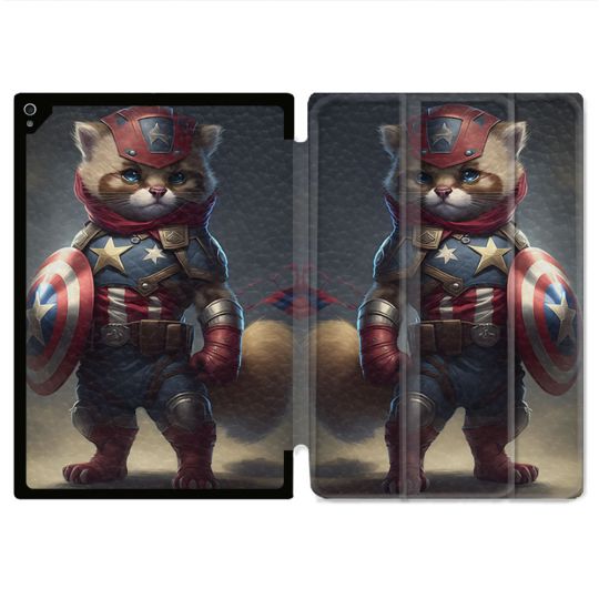 Coque Renforcée Pour Ipad Air 13 M3 Animal Chat America