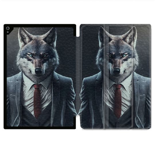 Coque Renforcée Pour Ipad Air 13 M3 Animal Loup Business